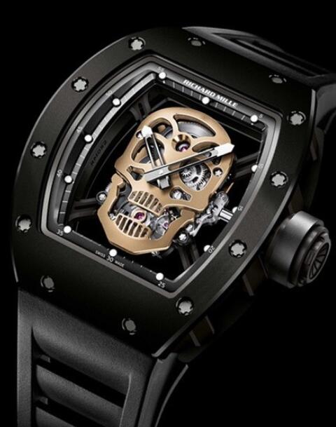 Replica Richard Mille RM 52-01 Tourbillon Skull Nano Ceramique Watch